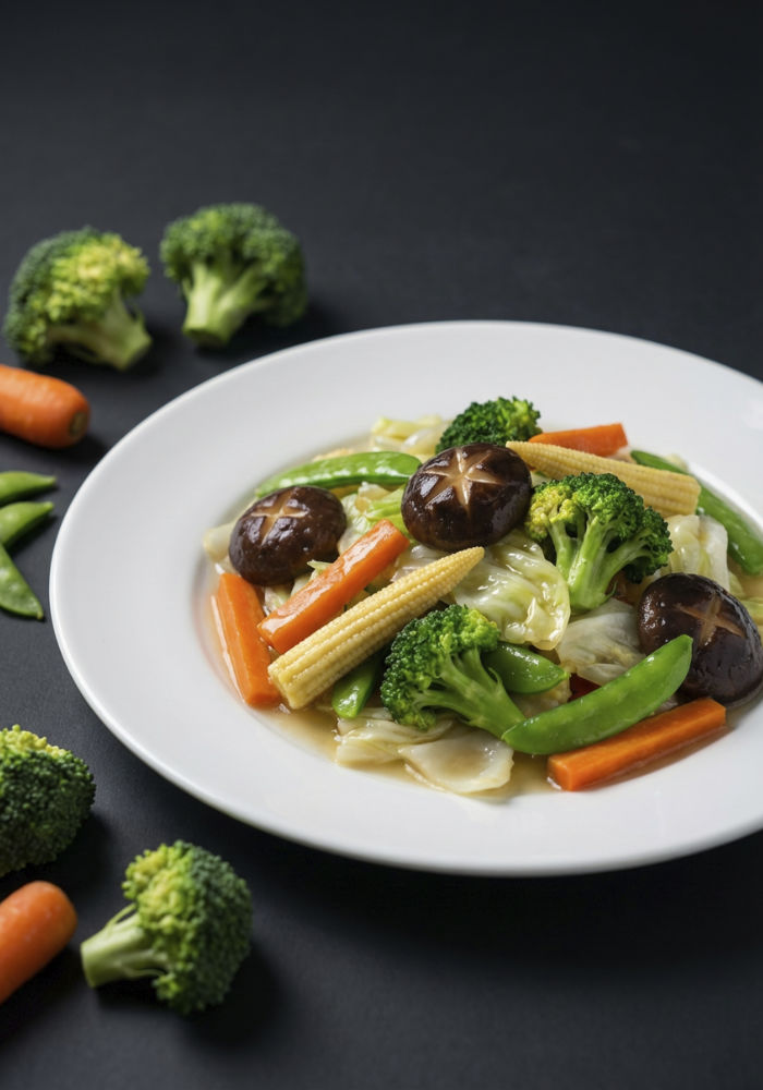 Vegetarian Stir-Fried Mixed Vegetables